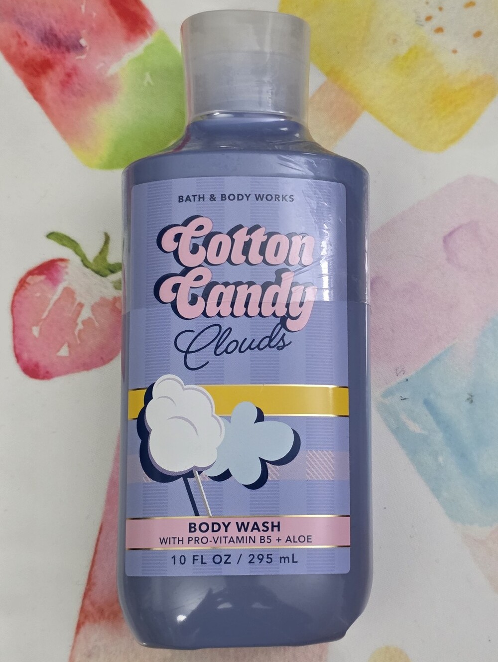 Bath & Body Works Cotton Candy Clouds Body Wash 10oz NEW RARE